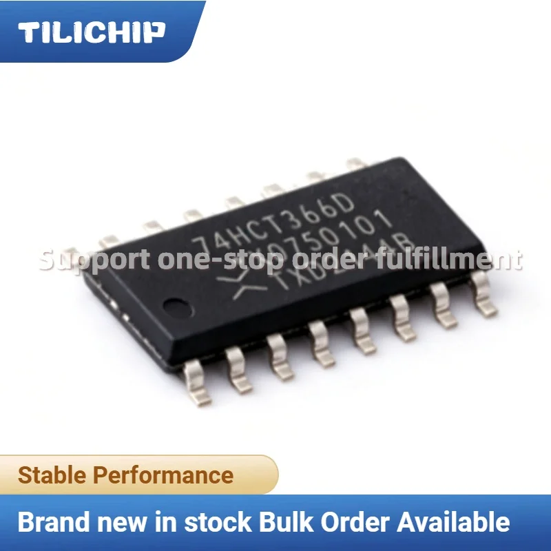 5PCS~10PCS Brand new 74HCT366D 74HCT366D, 653 SOP16 Tri-State Buffer Driver Transceiver 4.5V ~5.5V