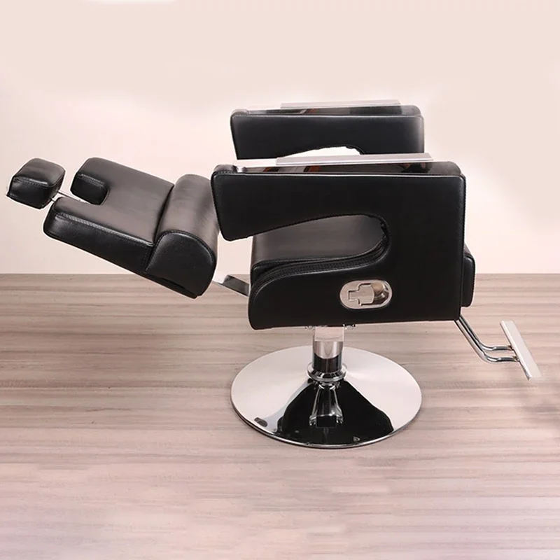 معدات الحلاقة كرسي الحلاق الفاخر منتصف القرن الحديثة الكلاسيكية كرسي صالون تجميل الراحة التجاري أثاث صالون Stoel #3