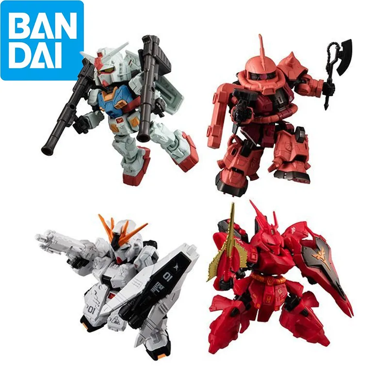 Bandai Genuine Gundam Shokugan Toys MOBILITY JOINT MJ SP Zaku V Sazabi Gundam Anime Figure Model Decoration Kids Gifts