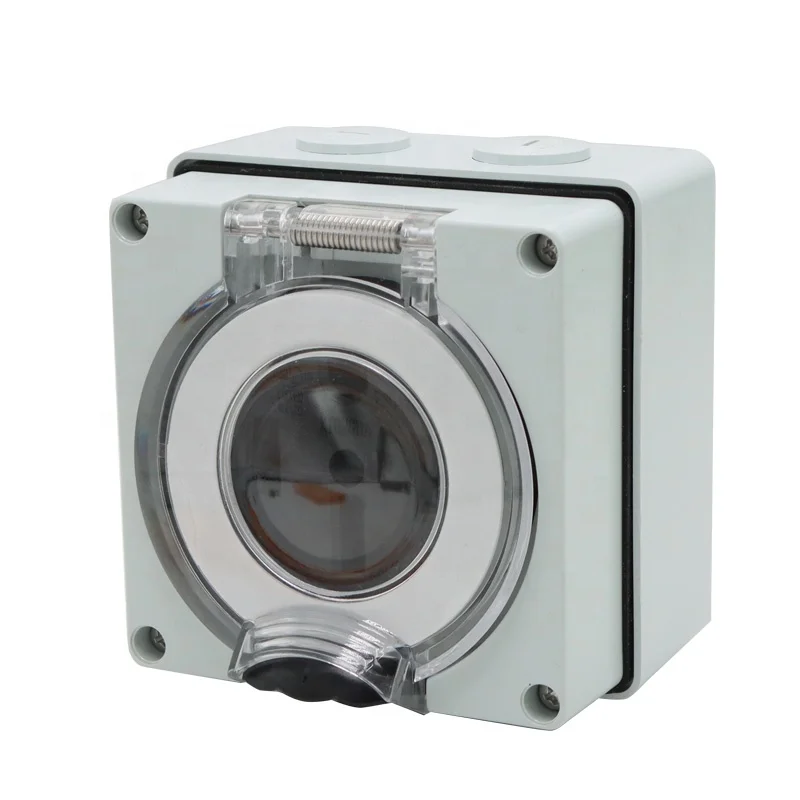 50 أمبير مولد RV صندوق مداخل الطاقة البلاستيك مقاوم للماء التبديل المقبس في الهواء الطلق مخرج طاقة صندوق مع وعاء 14-50R #4