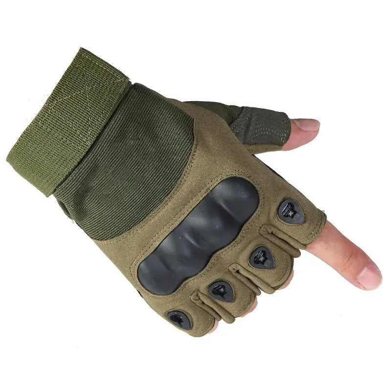 Guantes de ciclismo antideslizantes para Fitness, resistentes al desgaste, deportes tácticos al aire libre, escalada, medio dedo