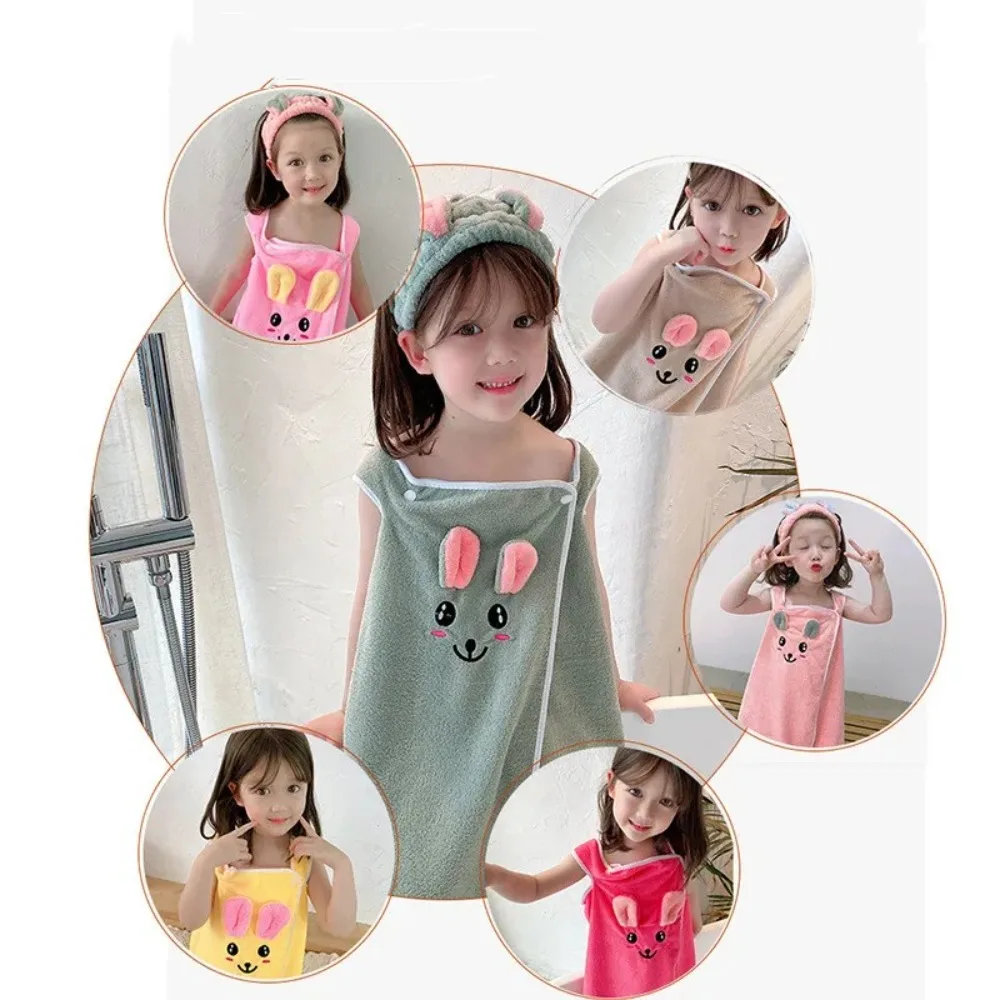 High Grade Beach Towel Children's Bath Towel Coral Fleece Bathrobes Baby Bathrobe Super Soft Infant Blanket for Kids