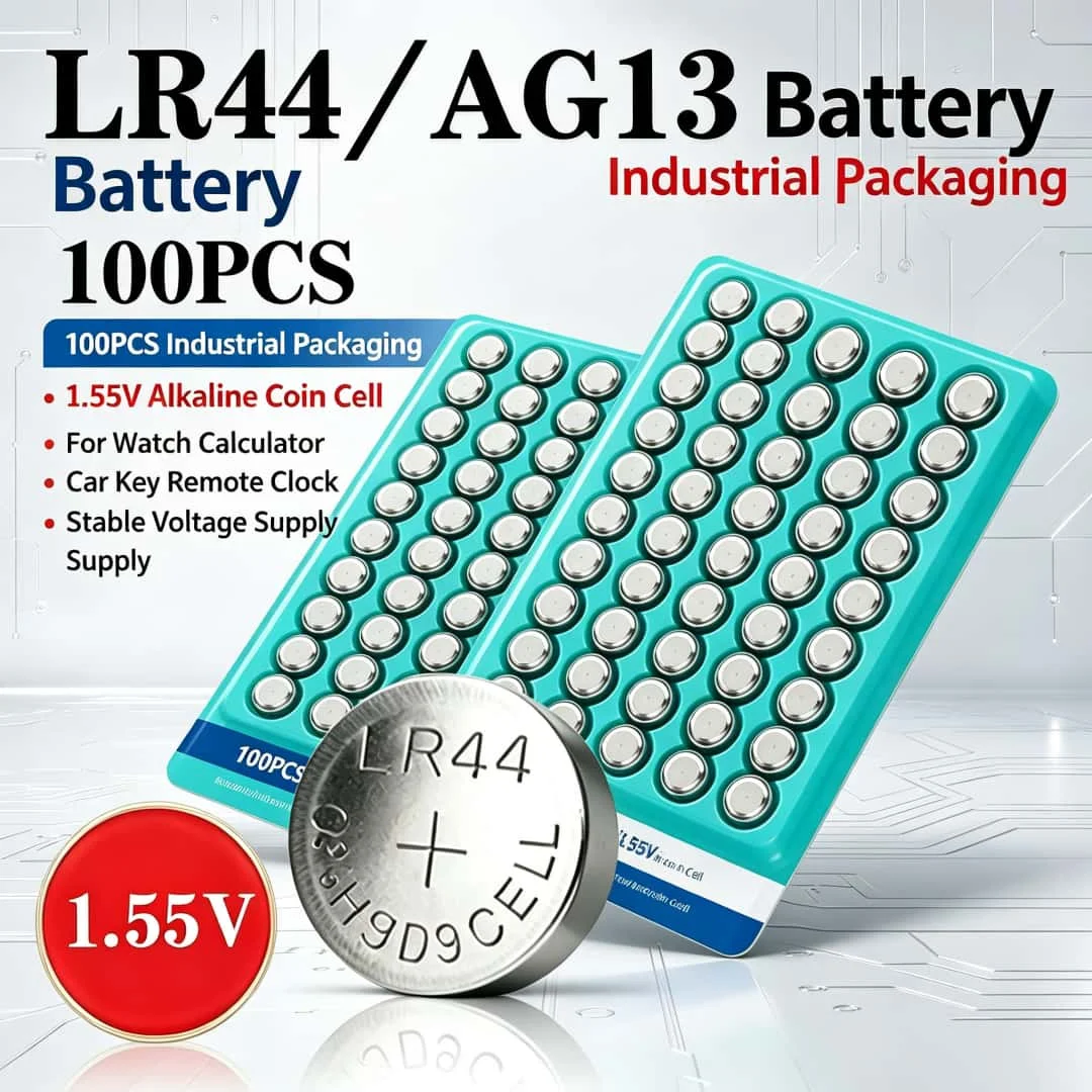 NEW AG13 LR44 Alkaline Button Battery 1.55V A76 357A LR1154 SR1154 SR44 Coin Cell For Watch Calculator Car Key Remote Clock