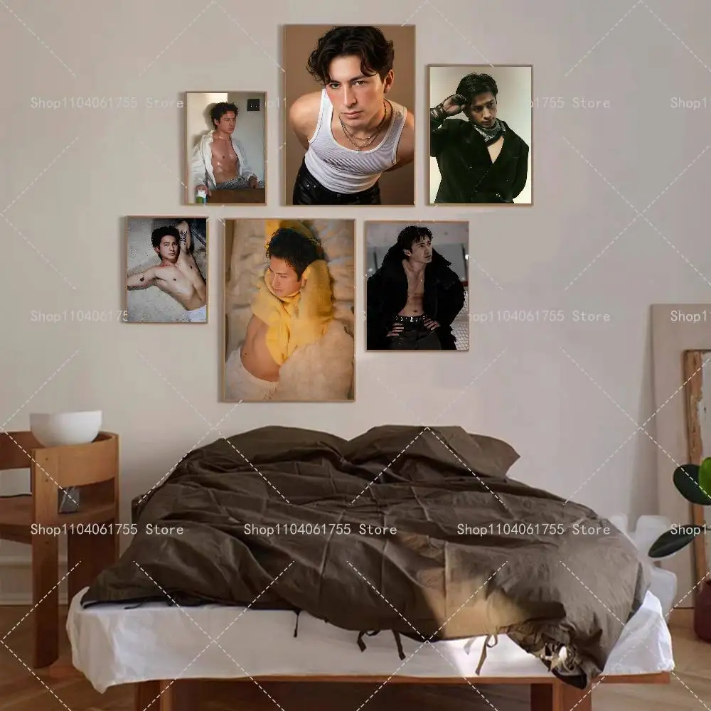 Actor H-Hudson W-Williams Poster Self-adhesive Art Waterproof Paper Sticker Coffee House Bar Room Wall Decor