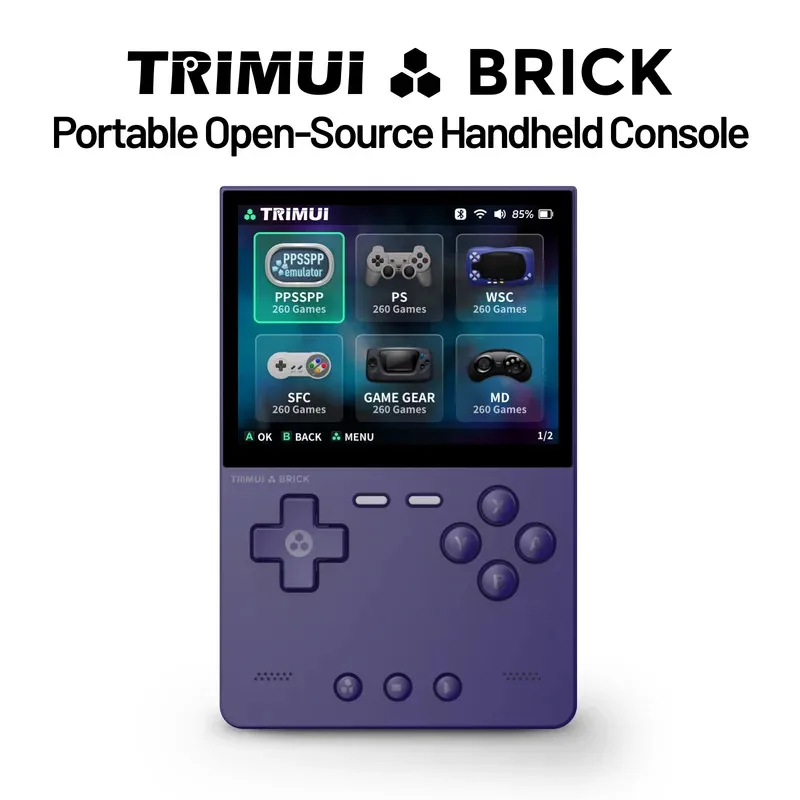 

TRIMUI BRICK Retro Handheld Game Console Portable Video Player Open Source Linux System 3.2 Inch HD Screen Games Boy Gifts