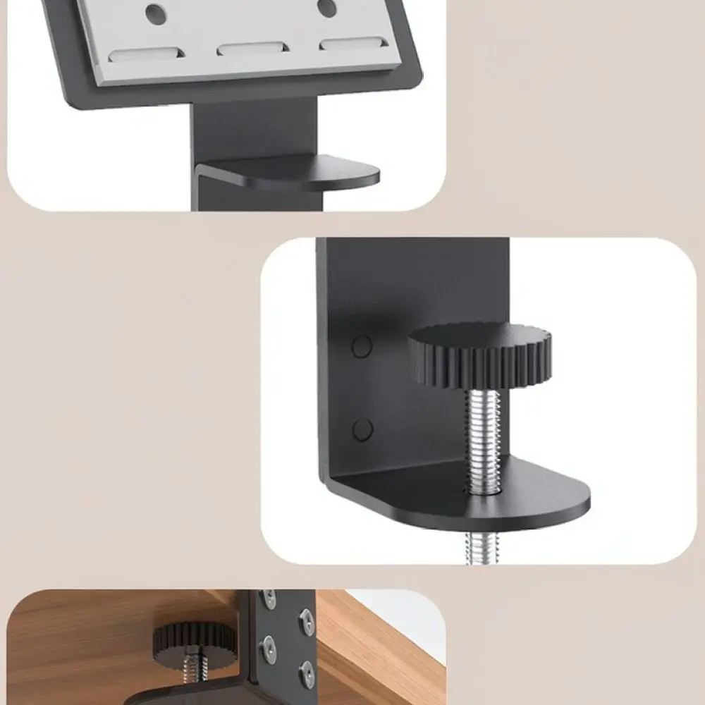 Drill Free Under Desk Socket Organizer Tray Metal Cable Management Rack Desktop Shelf For Office Desk Cable Storage
