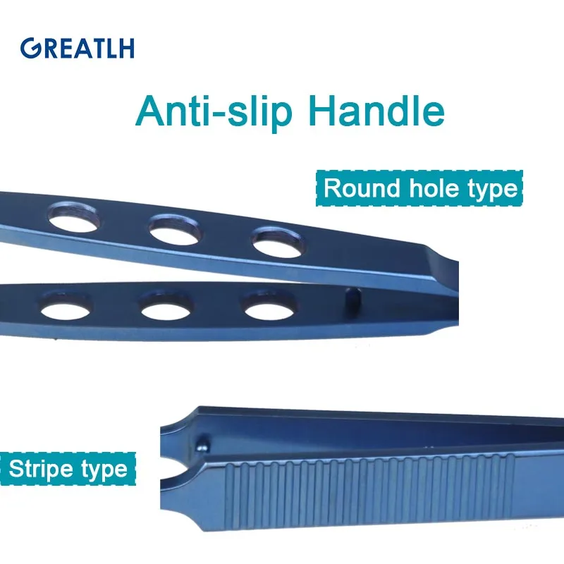 Ophthalmic Forceps Ophthalmic Massage Forcep Autoclavable Stainless Steel Titanium Alloy Eye Tools Ophthalmic Instrument