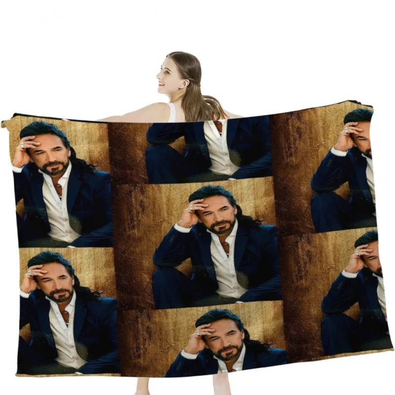 pra3 Marco Antonio tiwi Solis norma tour 2020 Throw Blankets Airplane Travel Decoration Soft Warm Bedspread