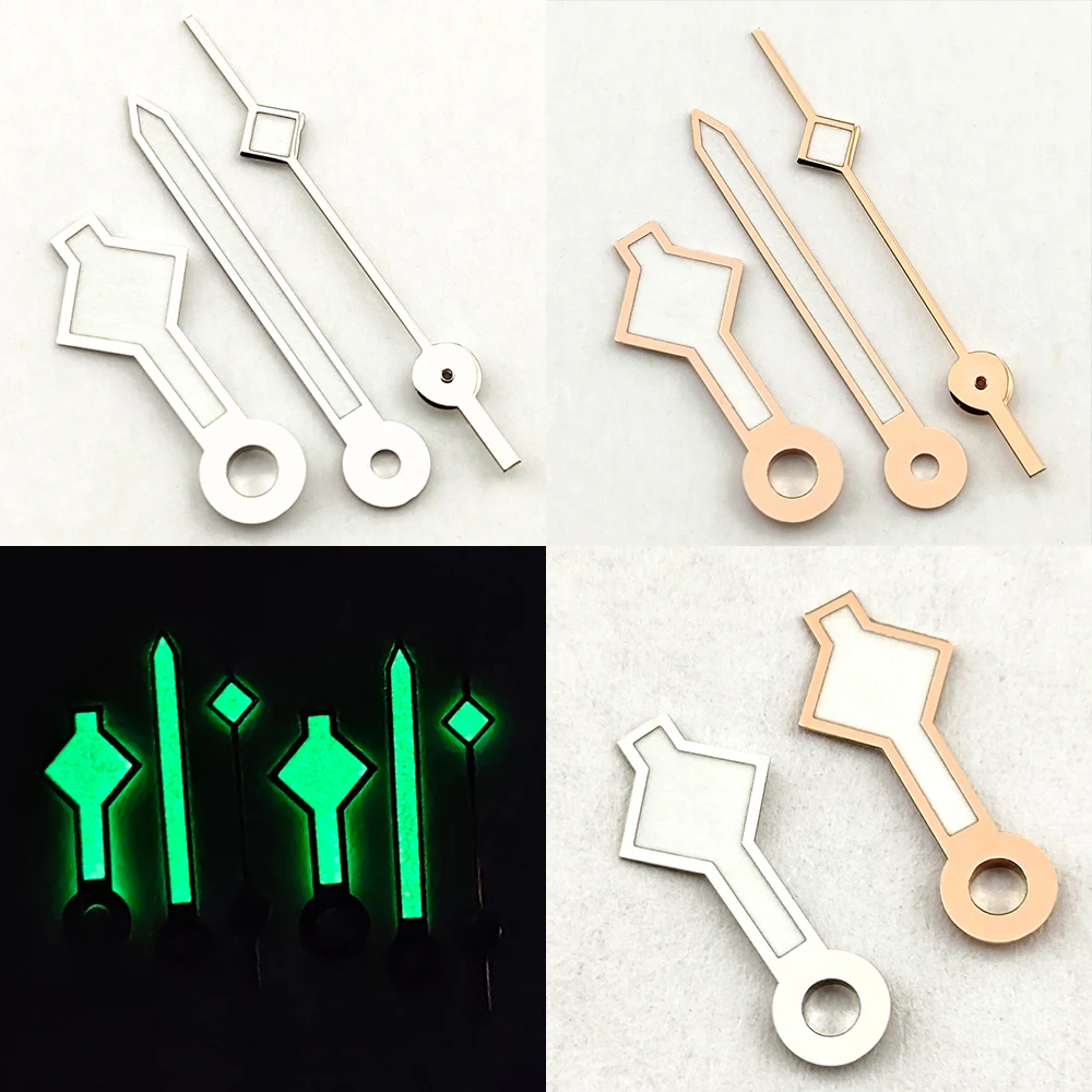 Diamond High Quality Hand NH35 Hands Watch Hands Green Luminous Hands Watch Accessories for NH35/NH36/4R/7S Movement