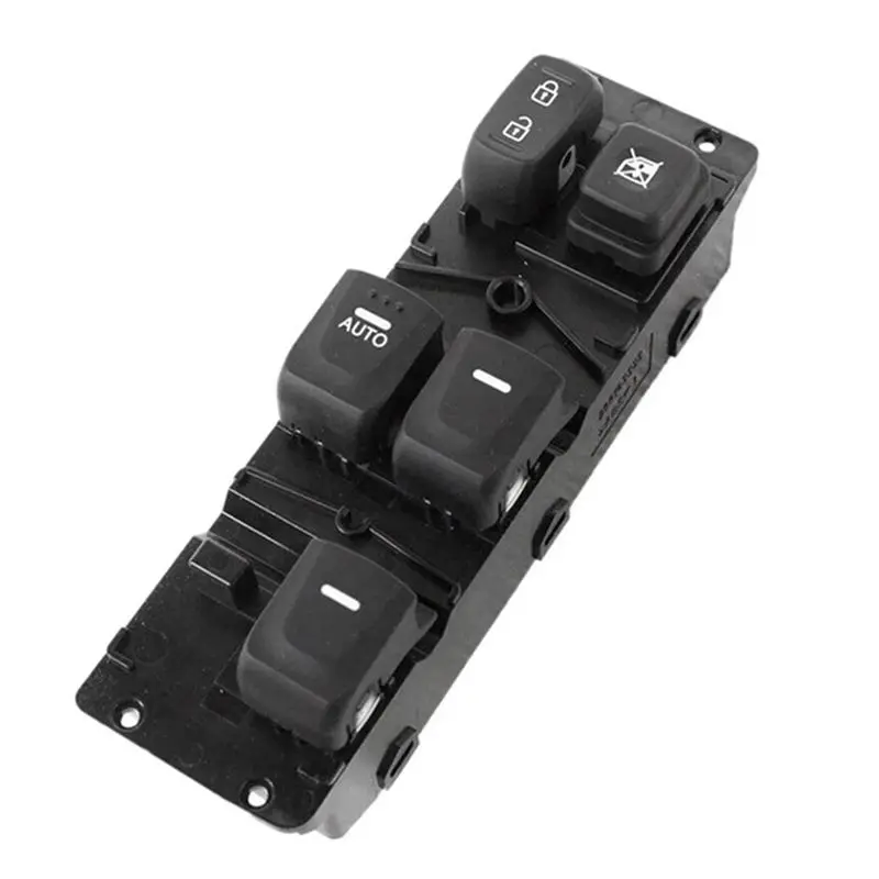 

Strict Front Left Side Window Main Switch Button Component For VELOSTER 2011-2016 Door Glass Lift Control Switch 93570-2