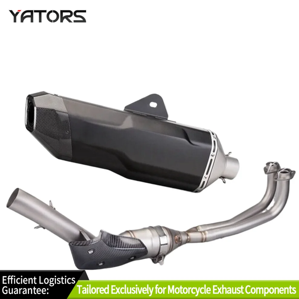 

Whole Exhaust System Black Muffler Header Pipe FOR YAMAHA TMAX 560 2015-2023 Exhausts Pipes