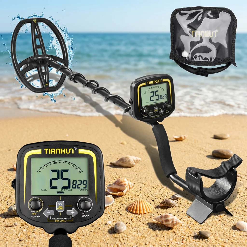 Tianxun Gold Detector Tx 850 Professional Metal Detector Gold Treasure Hunting  Gold Metal Detector