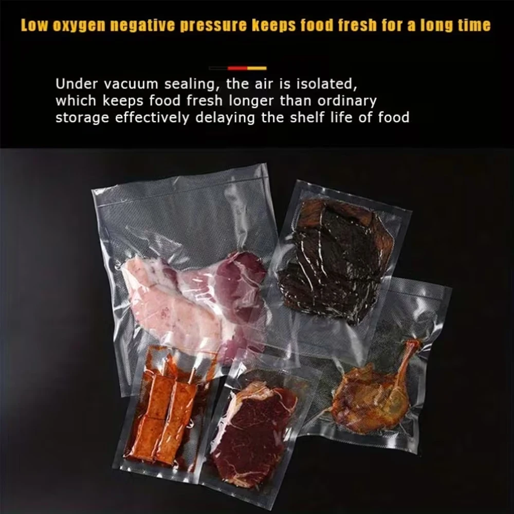 1 Roll of 5m Food Vacuum Seal Bags, BPA-Free - Food preservation bags, Suitable for Deli Meats, Steaks, Kitchen Accessories gallery 3
