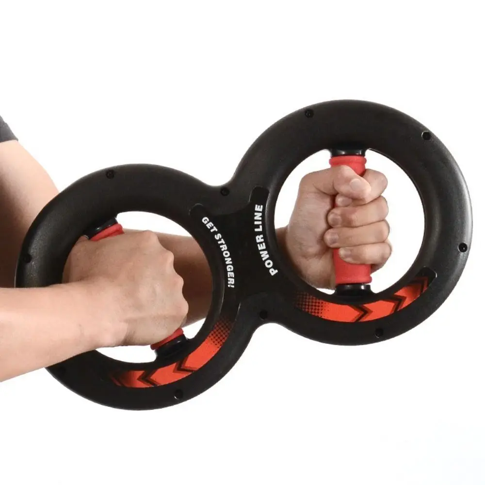 8-shaped Hand Strength Grip Trainer Multifunctional Soft Handle Forearm Strength Trainer 5/10/15/20/30KG Portable Arm Exerciser