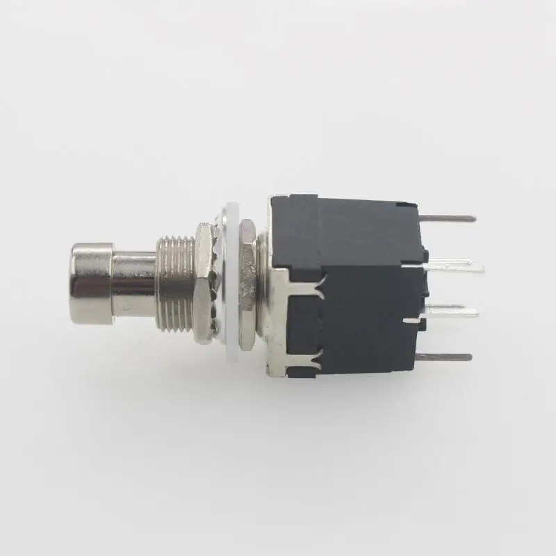 .Hot Sale.1/2Pcs High Temperature Resistance Foot Switch PBS24-202P Six Foot Latching Or Momentary Type Guitar Effects Switch