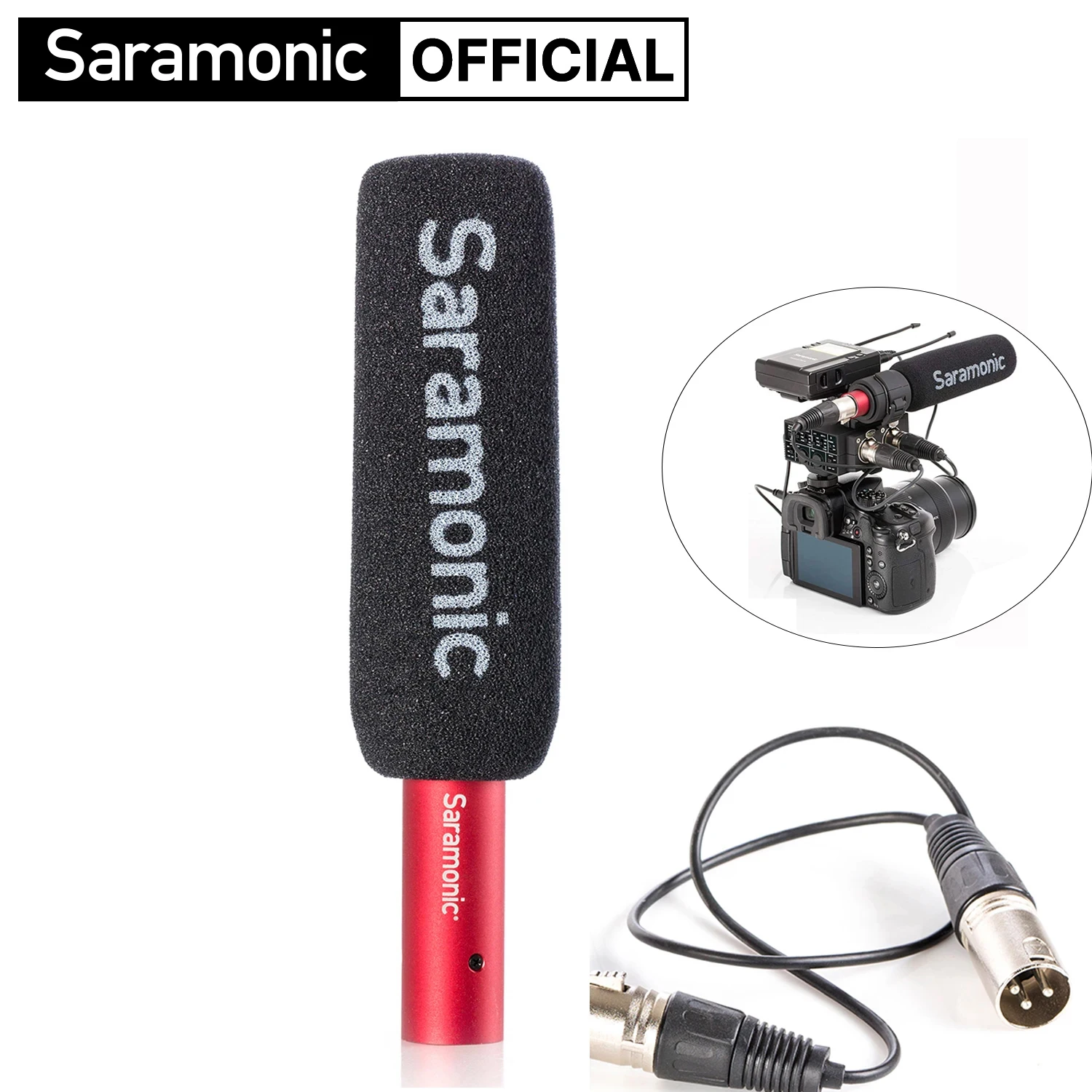 

Saramonic SR-NV5 3-контактный Кардиоидный Конденсаторный Микрофон XLR для видеокамеры DSLR видеосъемки записи вещания