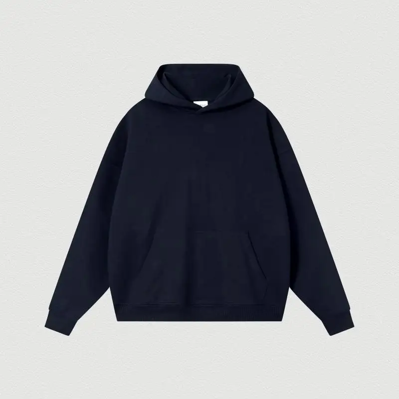 NONE Custom Logo 400GSM Oversized French Terry Hoodie 5