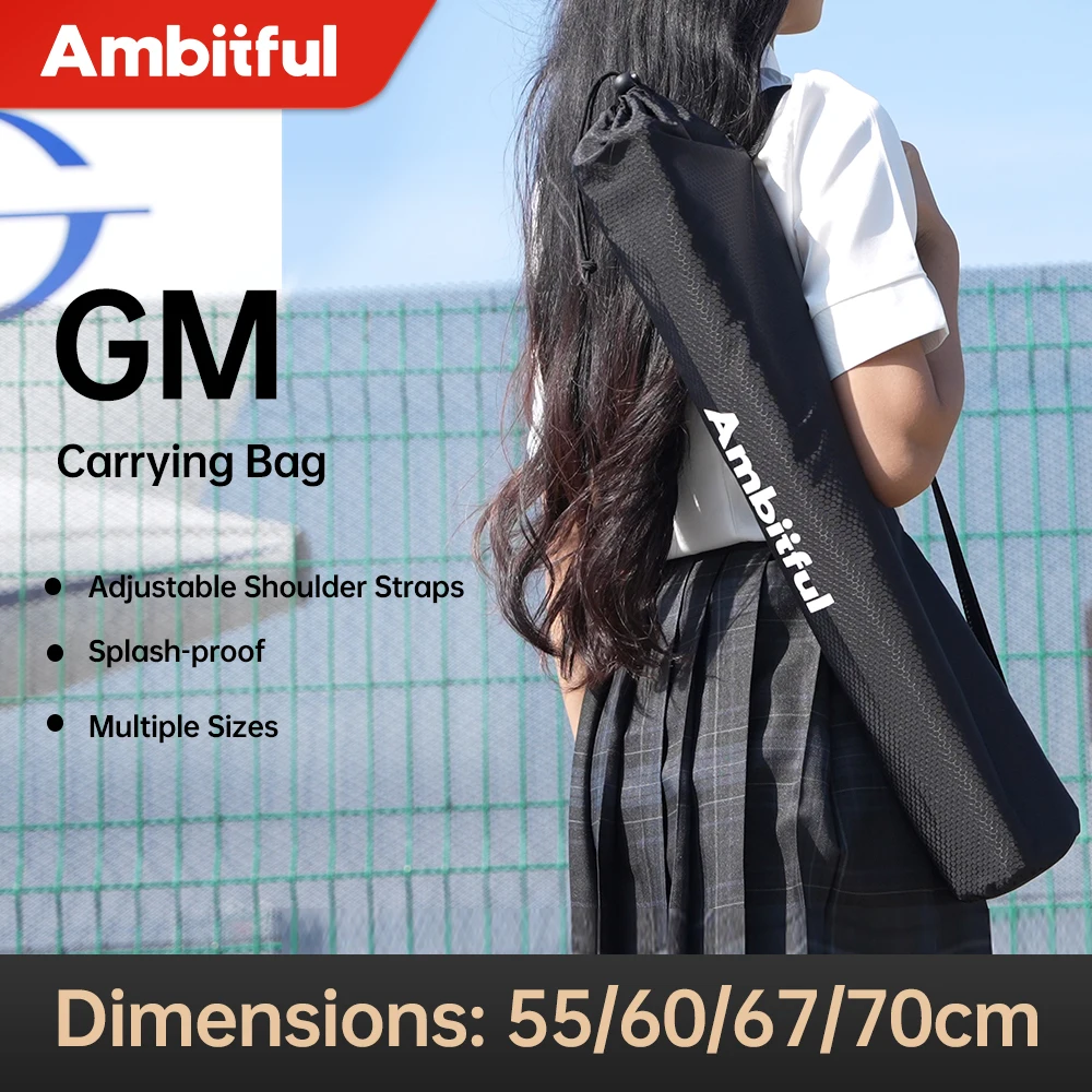 AMBITFUL GM 55/60/67/70cm Carrying Bag Adjustable Shoulder Straps Storage Bag Splash-proof For Light Stand Tripod Boom Arm