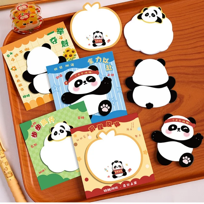 80pcs/lot Kawaii Panda Memo Pad Cute N Times Stationery Label Notepad Bookmark Post School Supplies