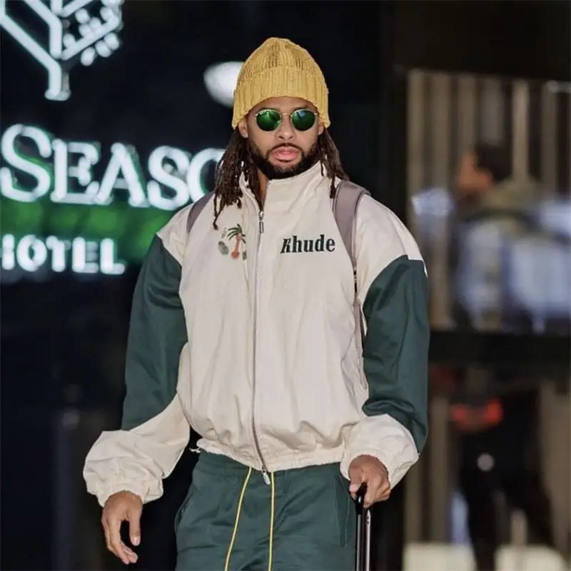 

Хлопковый укороченный топ Jaet на молнии, винтажный лоскутный хлопковый топ для мужчин и женщин, теплый молодежный длинный воротник-стойка