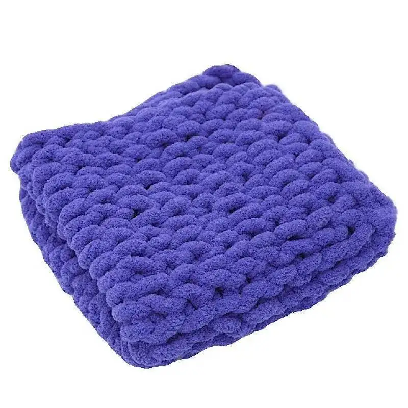 Chunky Yarn Gauge 2cm Plush Jumbo Yarn Acrylic Thick Yarn Bulky Yarn For Hat Crochet Bed Arm Knitting Throw Blanket 250/roll