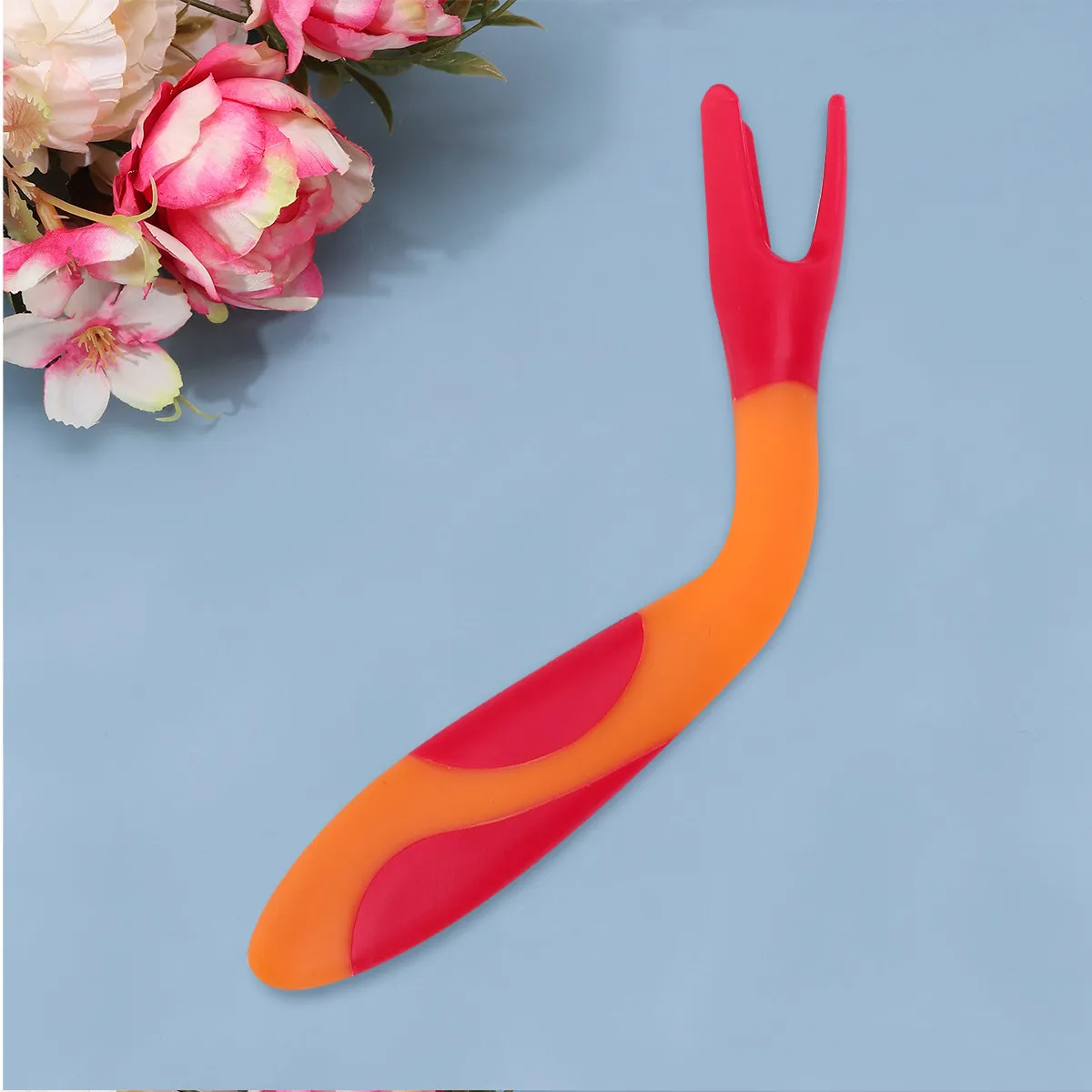 

1 Set Of Fork Spoon Set For Toddlers Yellow 360° Flexible Learning Tableware Non-Slip Handle Smooth Edges Training Utensils Baby