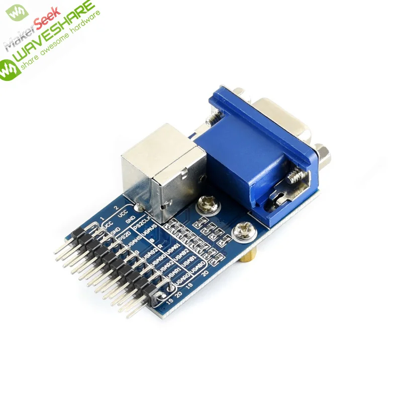 Makerseek & Waveshare VGA PS2 Board-SKU-4954-Price without Shipping fee