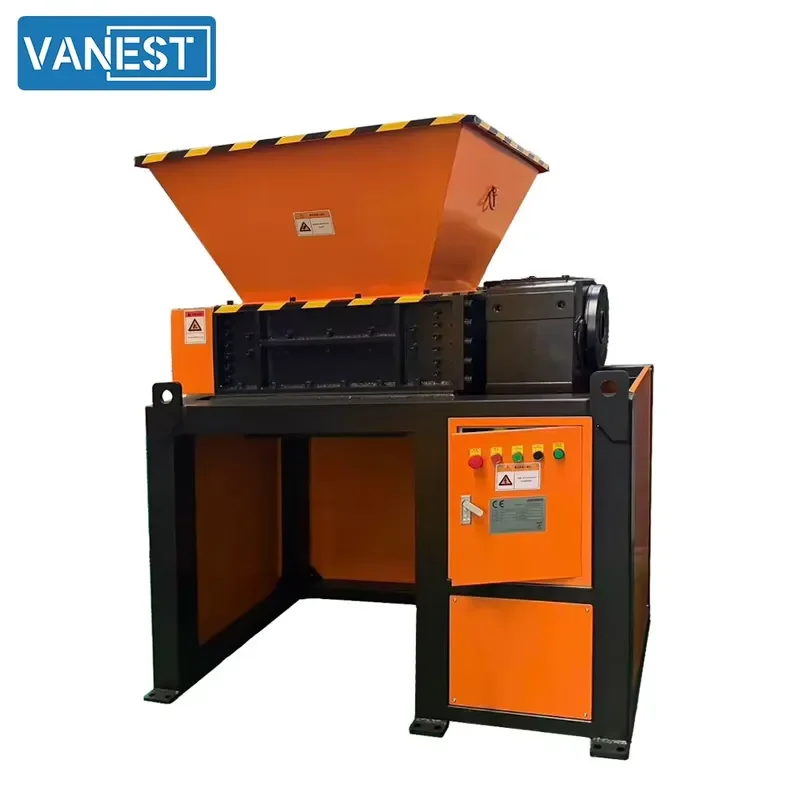 Crusher V-EBK600 RDF & SRF Pre-Shredder for Waste-to-Energy Plants | 11kW Motor, High Throughput (150-400kg/h)