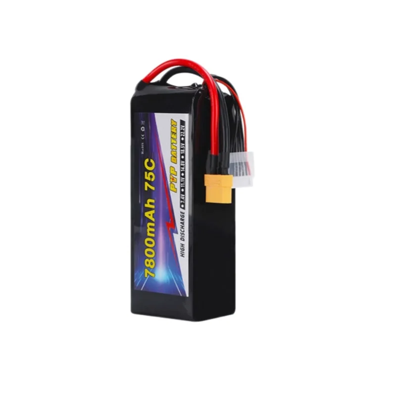 Upgrade 7800mah 6S 22.2V 75C Lipo Battery for FPV Drone Model RC Vehicles Truck Tank Train RC Hobby Model Parts with XT60 Plug