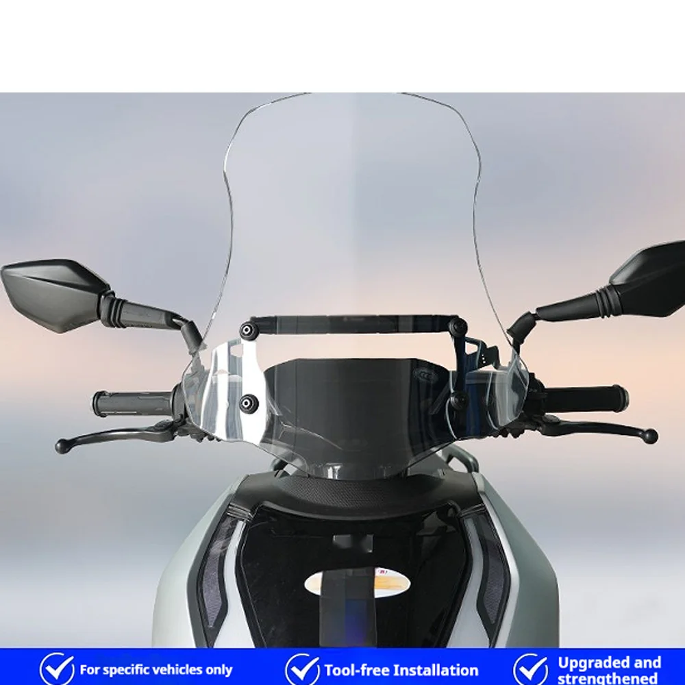 For ZEEHO AE4 AE5 AE6 Windshield Panel Crossbar Navigation Mount No-Drill Accesorios Moto Accessori Moto