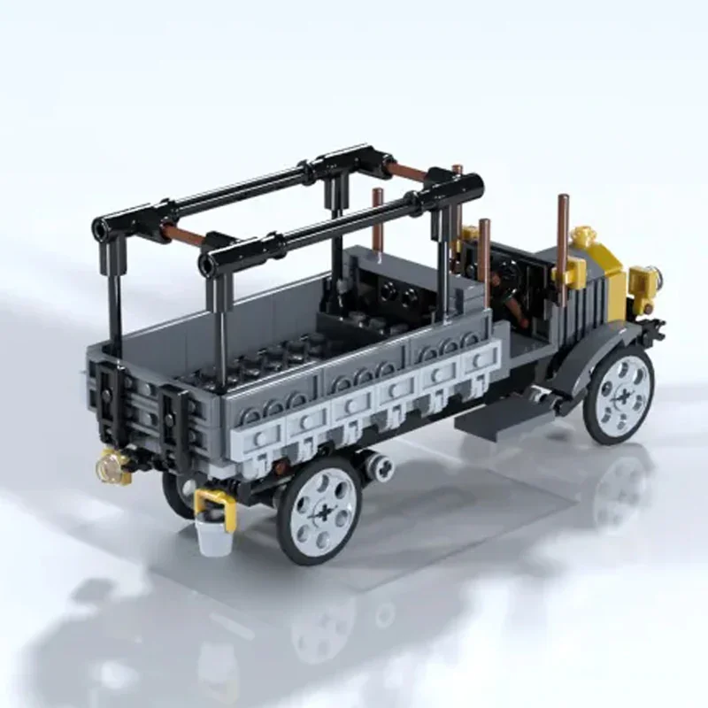 QWERT Heavy Transport Truck Model MOC Building Bricks War Equipment Modular Technology Gifts Holiday Assemble Toys Suit