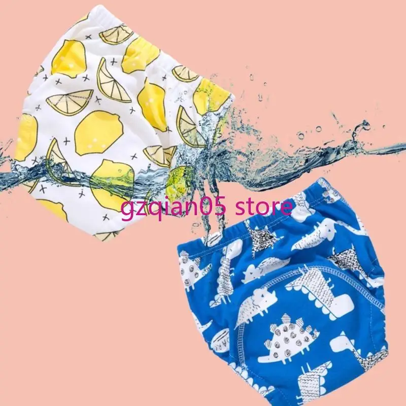 سروال حفاضات قطني قابل لإعادة الاستخدام من N7ME للأطفال من عمر 6 أشهر إلى 3 سنوات