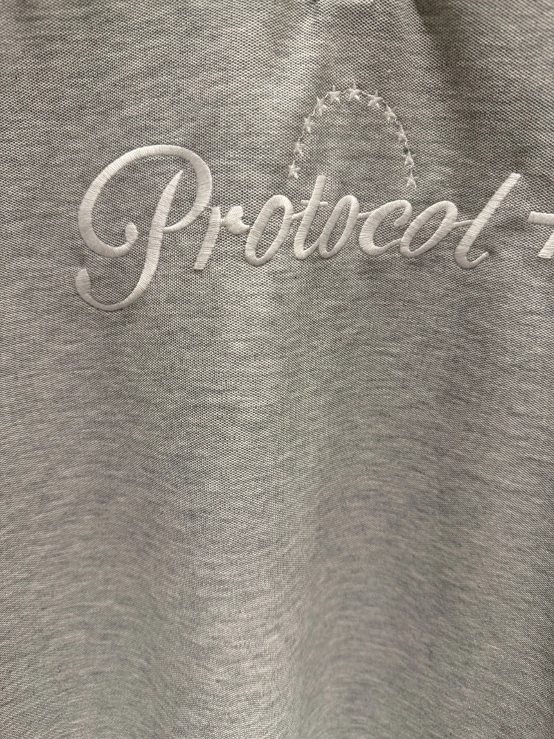 2026 Protocol Polo Short Sleeved Tee High-quality Warhorse Embroidery Badge Color Blocked Casual Tshirts Men Women