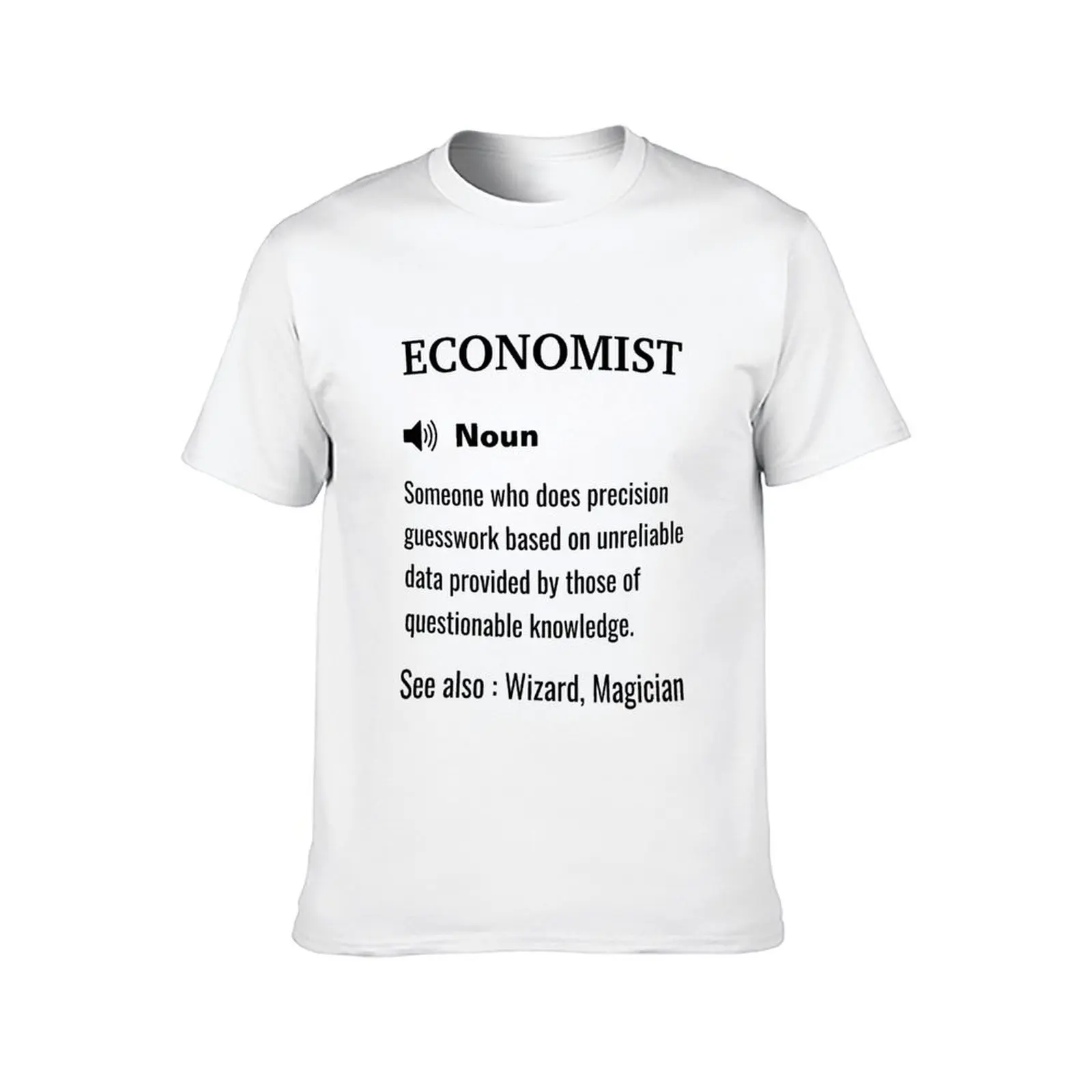 رجل الاقتصادي القطن قائلا تي لتو مضحك تعريف رجل مضحك الاقتصاد القمصان - مصمم قميص تي شيرت مضحك #2