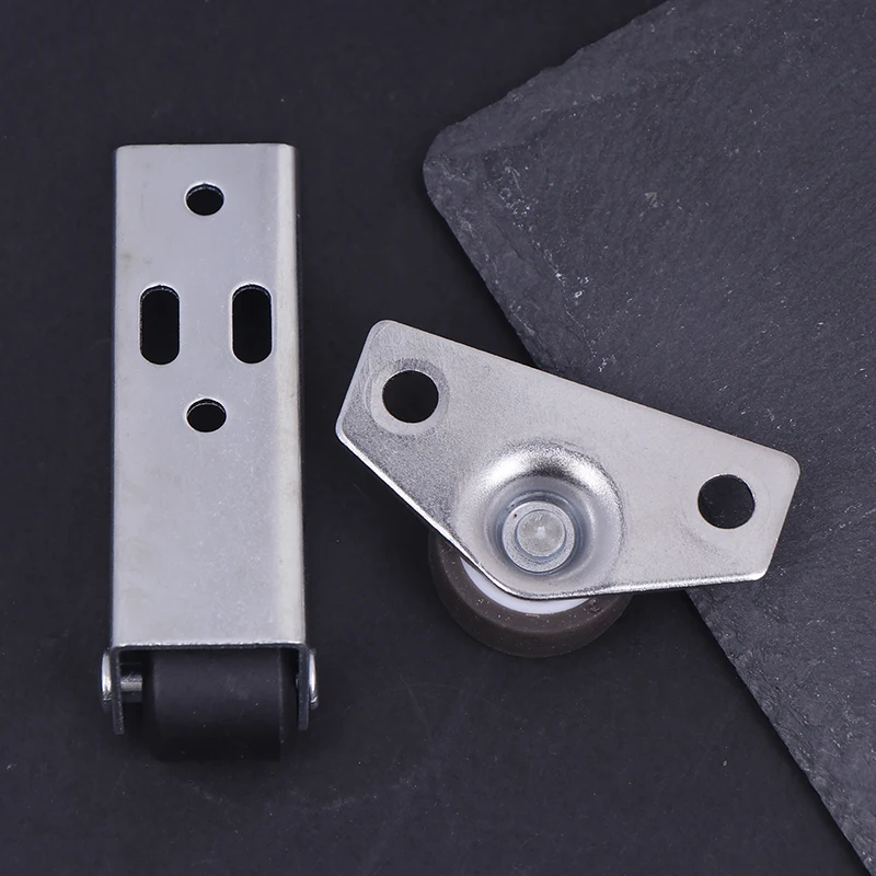 Sliding Door Track Pulley Silent Vertical Micro Furniture Moving Load-bearing Nylon Universal Support Door Droop Pulley