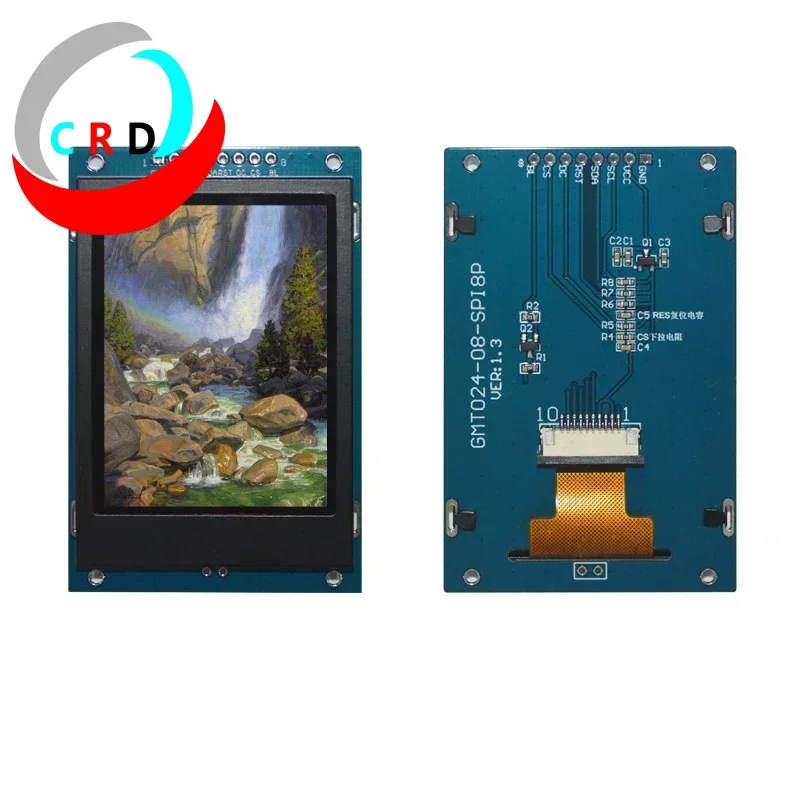 Changruida módulo lcd de tela de cristal líquido tft de 2.4 polegadas 240x320 tela ips colorida st7789 tela pequena spi tft lcd oled