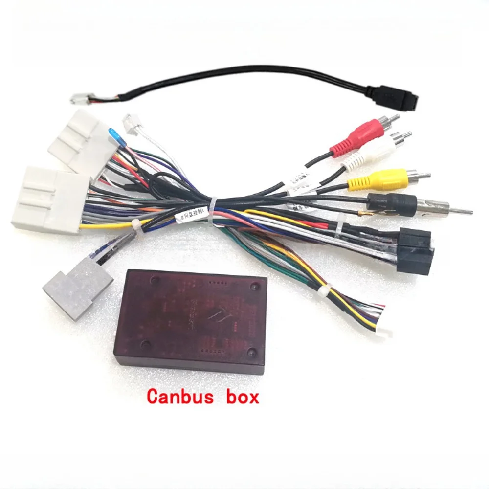 16 Pin Car Audio Wiring Harness  Canbus Box NS-SS-04A For Nissan Qashqai 2006-2013 X-TRAIL 2013-2021 Android 2 Din GPS Stereo