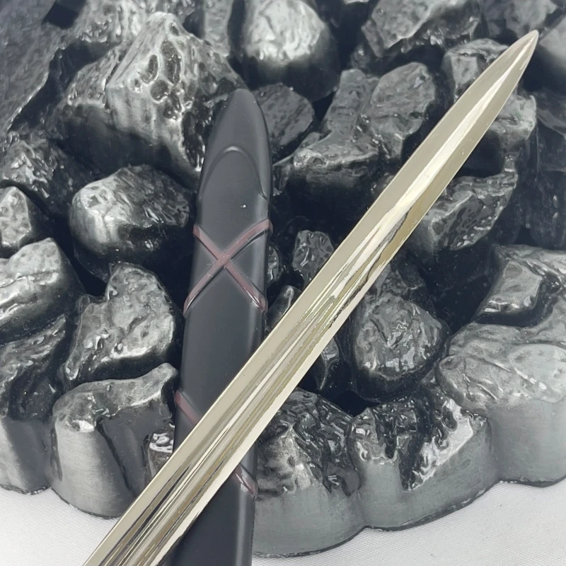Game of Thrones Sword of the Morning Zwaard Speelgoedmodel - 22 cm (8,66 inch) Zinklegering - Onscherp Lemmet met Schede - Perfect voor GOT Fans, Actiefiguur Wapen Accessoire, Verzamelobject