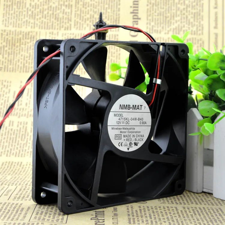 BRAND NEW ORIGINAL 4715KL-04W-B40 12VDC 12038 120*120*38MM COOLING FAN