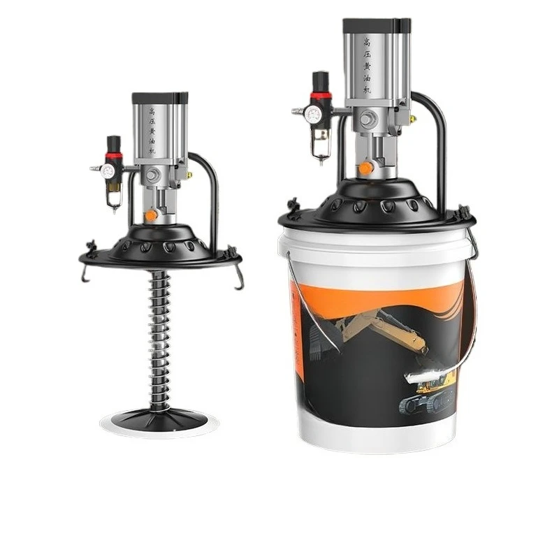 

Barrel type butter machine New butter gun Pneumatic high pressure automatic oil injector Small butter pump