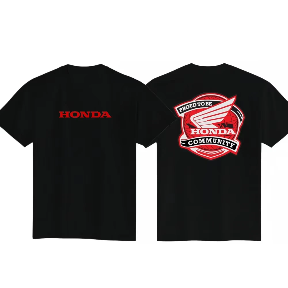 

Summer motorcycle racing suit men's T-shirt locomotive short-sleeved Honda print loose and comfortable motorcycle t-shirt