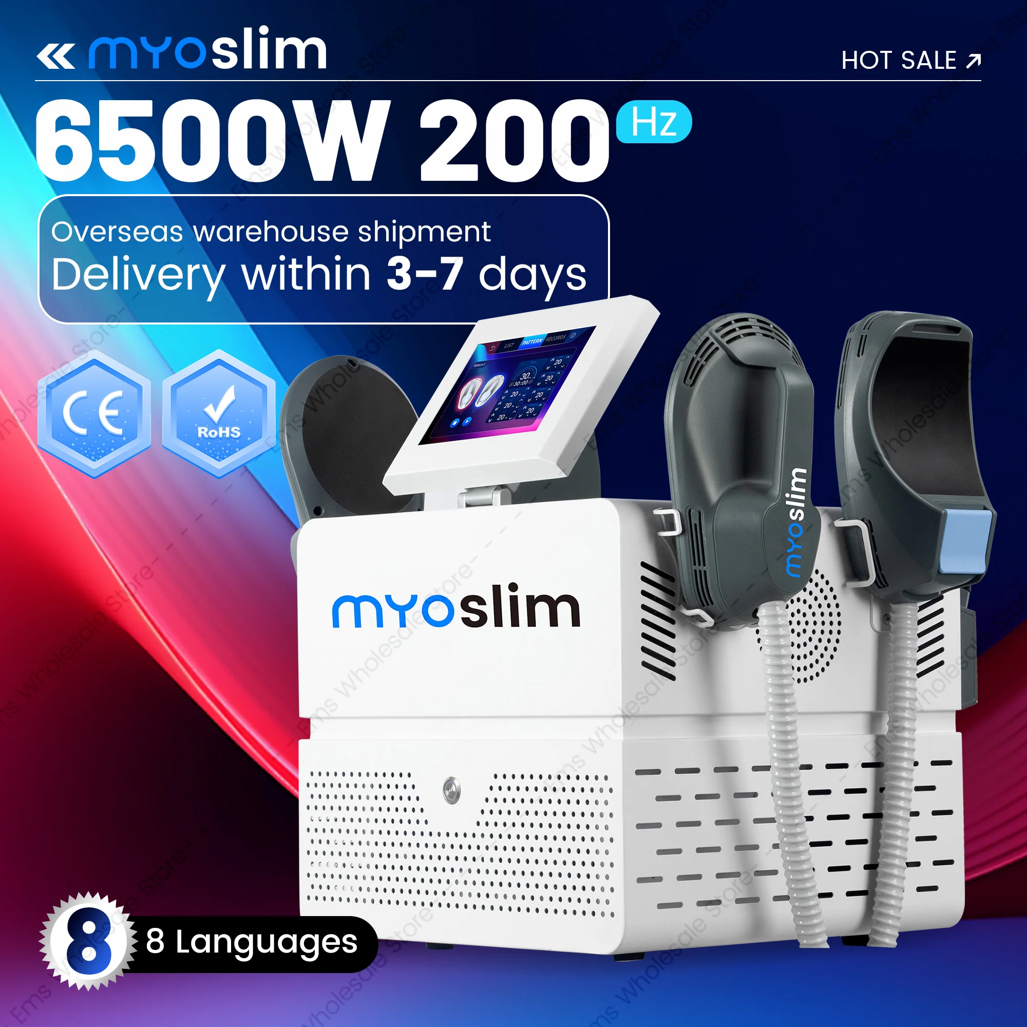 

Myoslim ультра профессиональный формирующий RF машина для похудения мышц ABS стимулятор мышц EMS потеря веса кондиционирование мышц