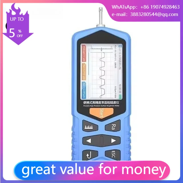 

High Precision DSP Chips Surface Roughness Meter High Accuracy Digital Portable Surface Roughness Tester