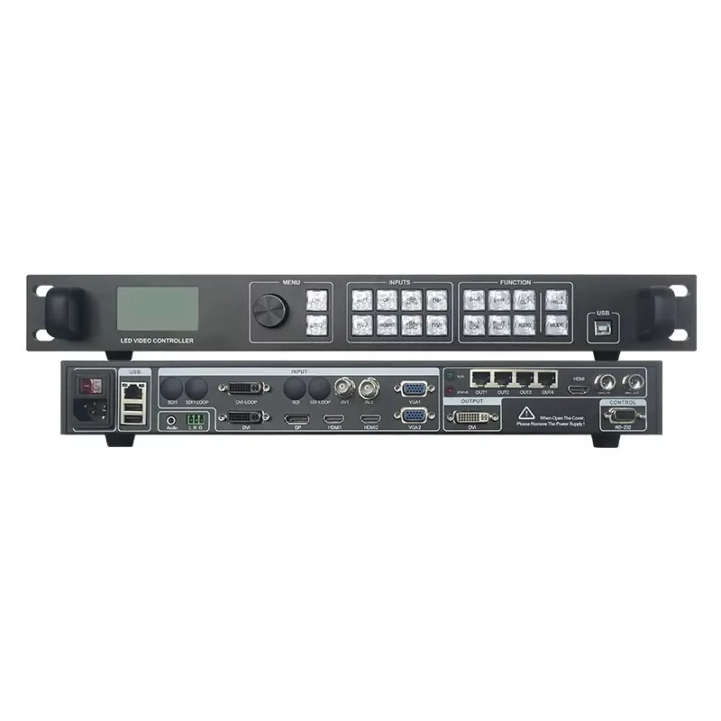 All in One AX900 Series AX900_L Video Controller Support Linsn System Can Expand 2SDI for Full Color Led Display