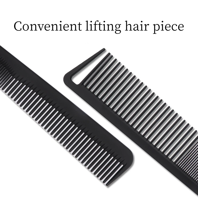 Carbon Fiber Hair Cutting Comb Coiffeur Professional Barber Combs High Temperature Resistance Hairstylist Hairdressing Brush