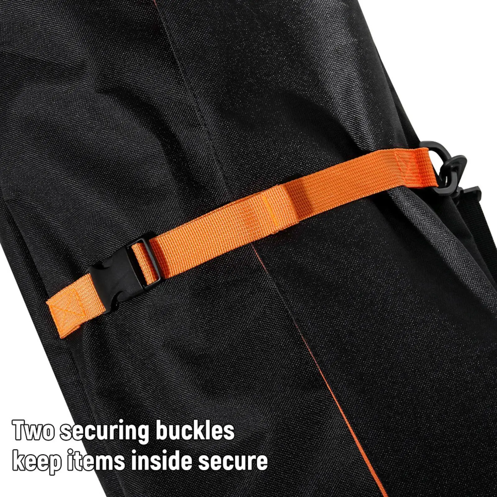 Ski Bag Roller Compatible Portable Snowboard Carrying Case Protective Equipment Pouch for Winter Sports Trips