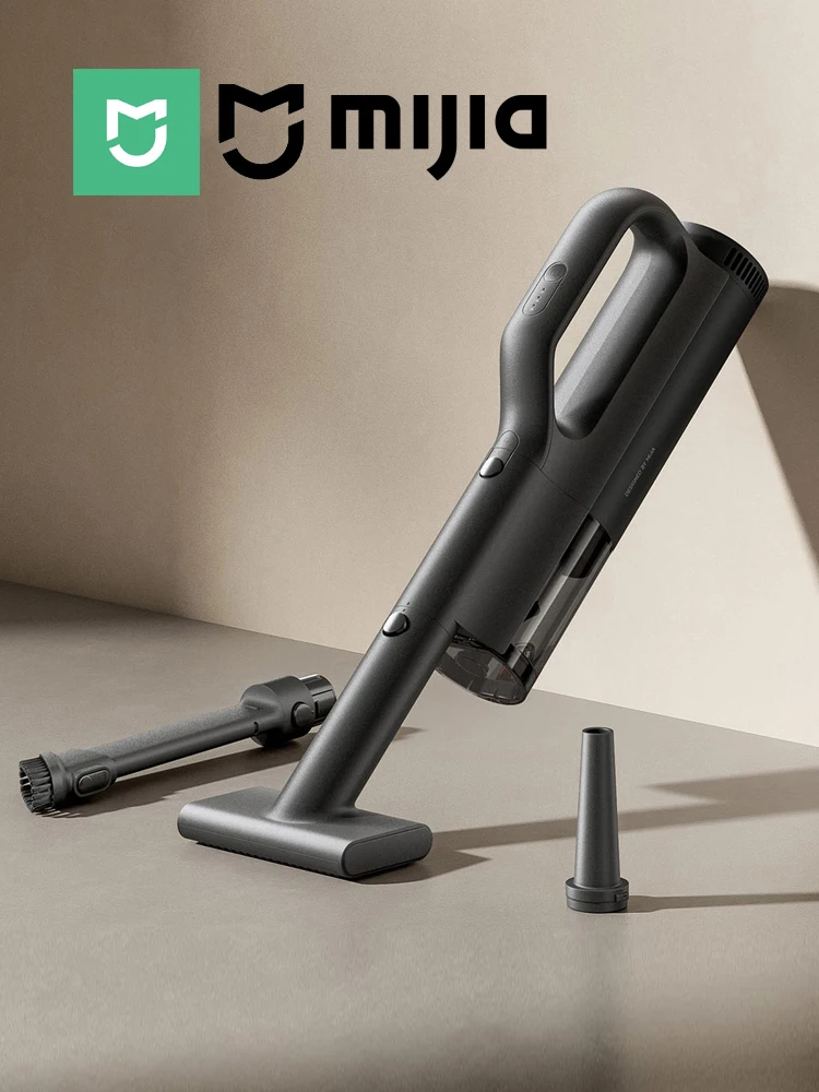 XIAOMI MIJIA Auto-Staubsauger, 21 kPa Saugleistung, 2400 mAh Akku, Typ-C-Schnellladung, 150 ml Staubbecher, für kabellose Heimstaubsauger