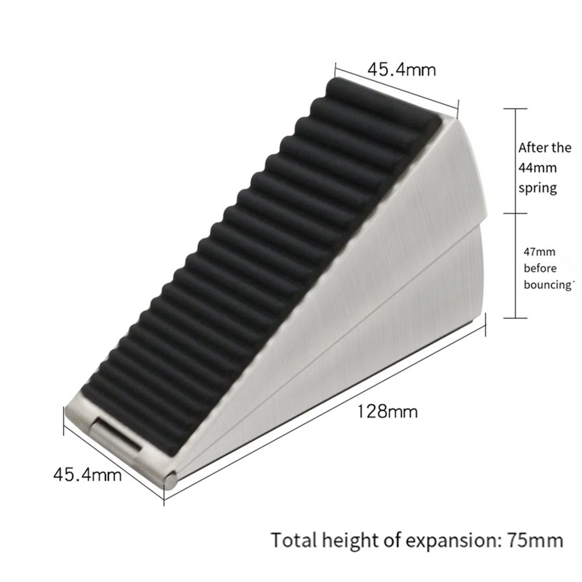 Tür stopper, Hochleistungs-Tür stopper Keil hohe Tür stopper für den Boden der Tür, verstellbare feder belastete Tür stopper anzüge