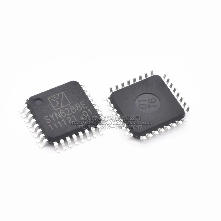 SYN6288E Chinese speech synthesis chip, natural and smooth speech, LQFP32 ic chip