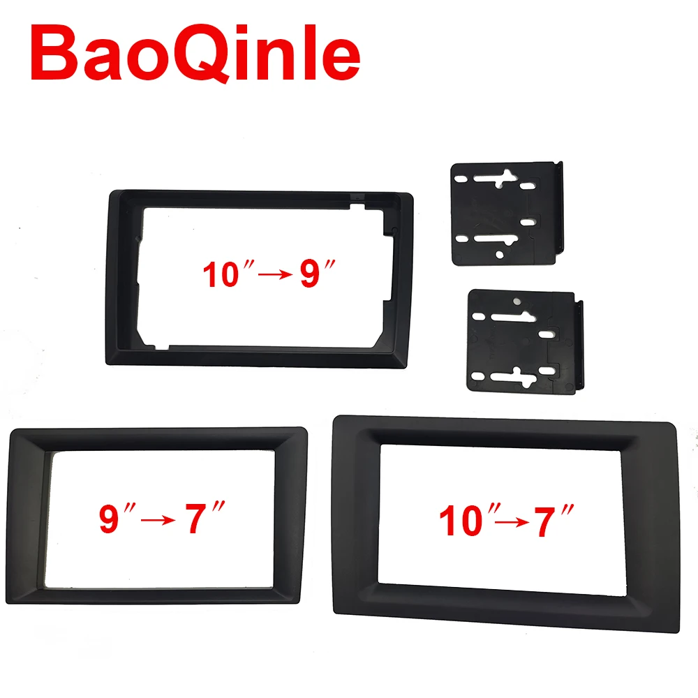 9 10 inch to 7 inch Car Radio Frame For Universal 2 Din Android Player Frame 7'' Transform Framework 178 x 102mm Panel No Gap